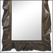 Miroir en acajou massif 119-Armor Bronzage