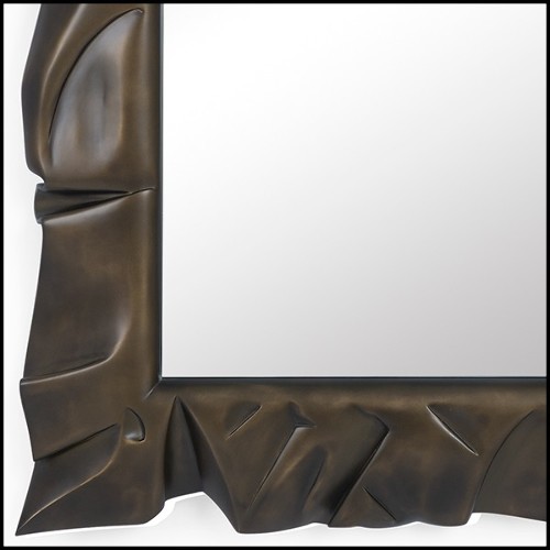 Miroir en acajou massif 119-Armor Bronzage