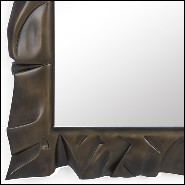 Miroir en acajou massif 119-Armor Bronzage