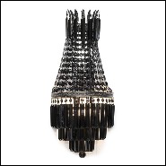 Wall Lamp with Bronze Structure in Black Finish 162-Black Palace