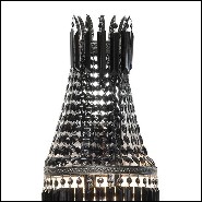 Applique avec structure en bronze finition noir 162-Black Palace