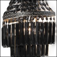 Wall Lamp with Bronze Structure in Black Finish 162-Black Palace