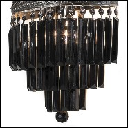 Wall Lamp with Bronze Structure in Black Finish 162-Black Palace