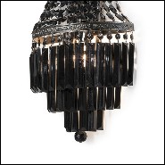 Applique avec structure en bronze finition noir 162-Black Palace