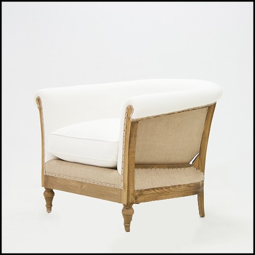 Armchair with Black Velvet Fabric 176-Classical