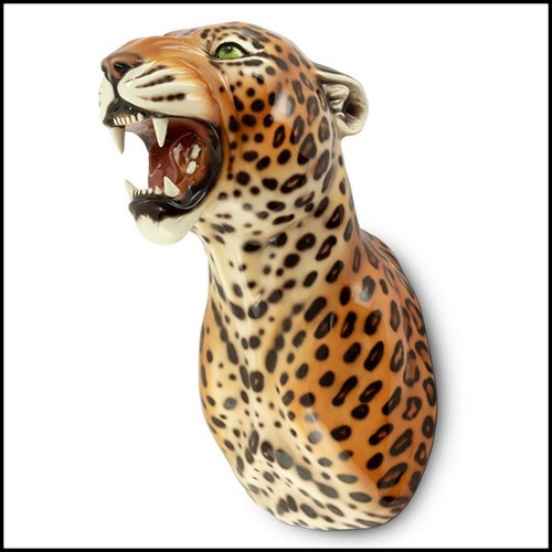 Décoration murale en céramique 162-Leopard Spotted