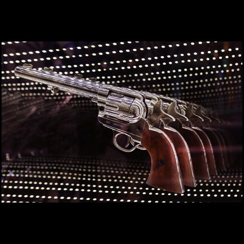 Miroir avec lumières à LED PC-Revolver Double Infiny