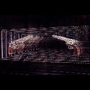 Miroir avec lumières à LED PC-Revolver Double Infiny