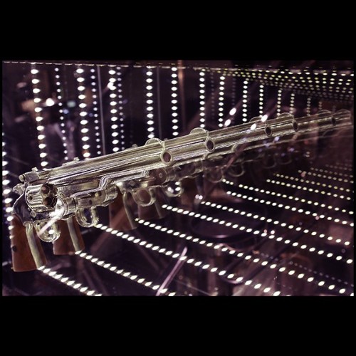 Miroir avec lumières à LED PC-Revolver Double Infiny