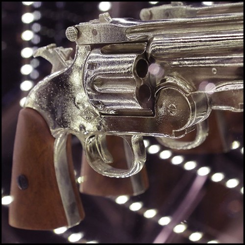 Miroir avec lumières à LED PC-Revolver Double Infiny