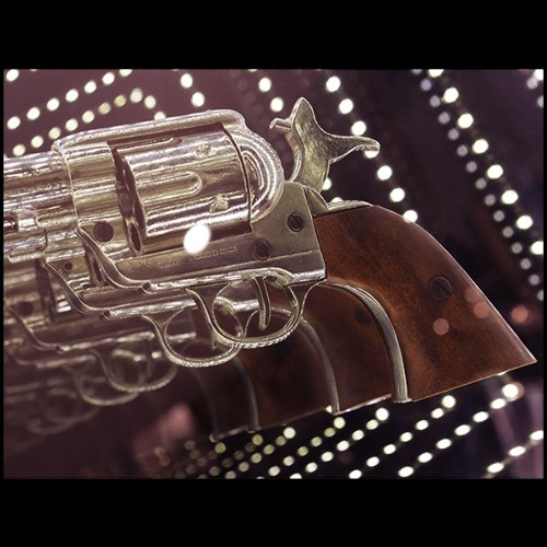 Miroir avec lumières à LED PC-Revolver Double Infiny