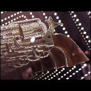 Miroir avec lumières à LED PC-Revolver Double Infiny