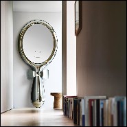 Miroir avec cadre en verre cintré 146-Sweetest