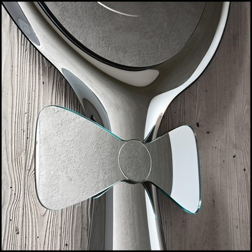 Miroir avec cadre en verre cintré 146-Sweetest