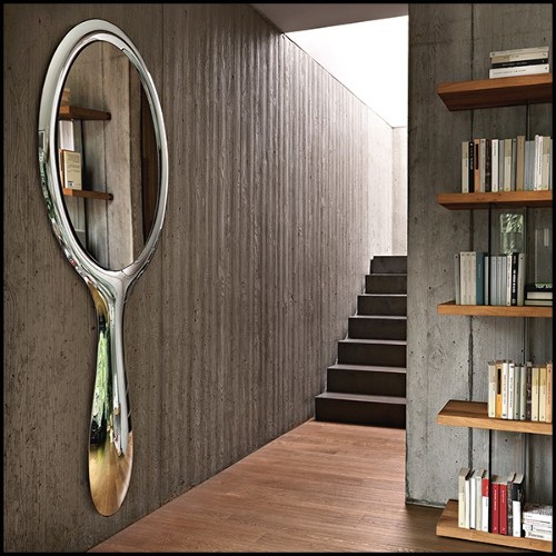 Miroir avec cadre en verre cintré 146-Sweetest