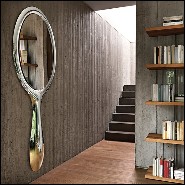 Mirror with Fused Glass Frame 146-Sweetest