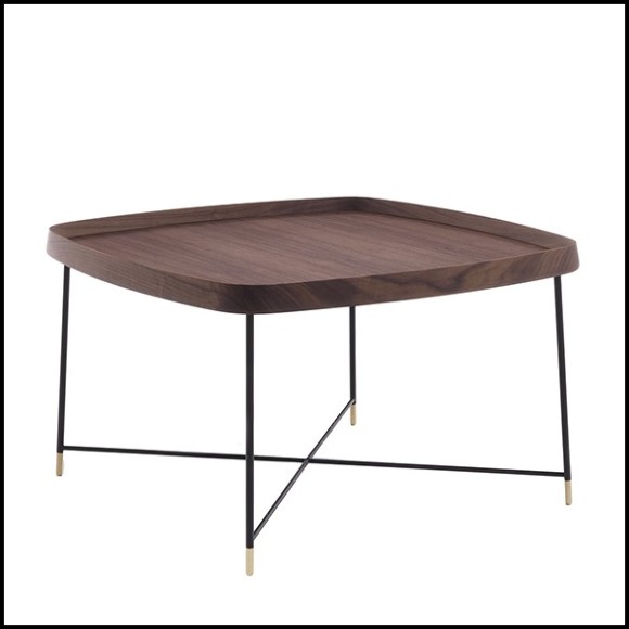 Coffee Table in Solid Walnut Wood 163-Tempa Large