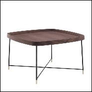 Table basse en noyer massif 163-Tempa Large
