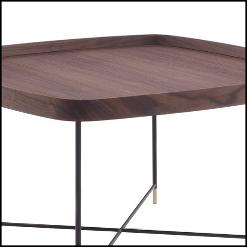 Coffee Table in Solid Walnut Wood 163-Tempa Large