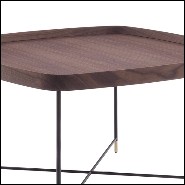 Table basse en noyer massif 163-Tempa Large