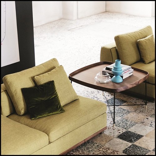 Coffee Table in Solid Walnut Wood 163-Tempa Large