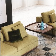 Coffee Table in Solid Walnut Wood 163-Tempa Large