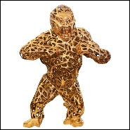 Sculpture en bronze massif Orlinski PC- Gorilla Kong