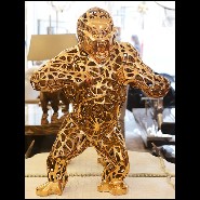 Sculpture en bronze massif Orlinski PC- Gorilla Kong