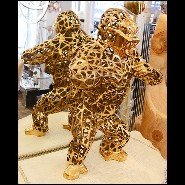 Sculpture en bronze massif Orlinski PC- Gorilla Kong