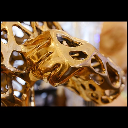 Sculpture en bronze massif Orlinski PC- Gorilla Kong