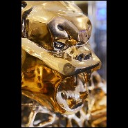 Sculpture en bronze massif Orlinski PC- Gorilla Kong