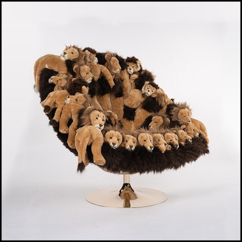 Armchair Swivel in Limited Edition PC-Jungle King