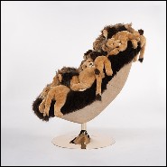 Armchair Swivel in Limited Edition PC-Jungle King