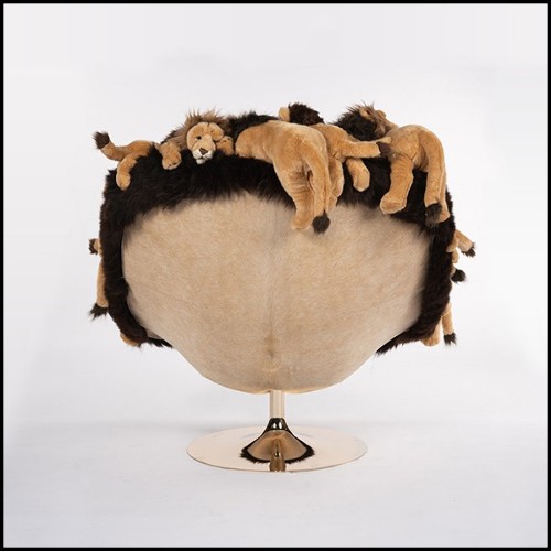 Armchair Swivel in Limited Edition PC-Jungle King