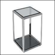 Table d'appoint finition gold ou chrome cintré 162-Limpia