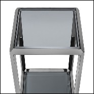 Table d'appoint finition gold ou chrome cintré 162-Limpia