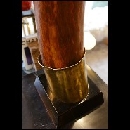 Tusk on Black Wooden Base PC-Straight Mammoth Tusk