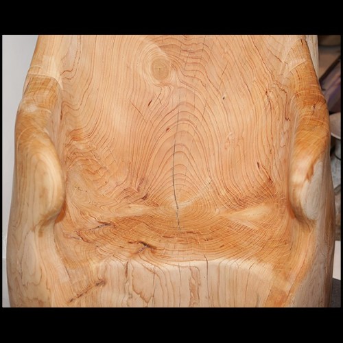 Throne made with natural raw cedar wood PC-Cedar A