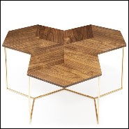 Table basse avec base en finition gold 162-Bumble Nest