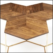 Table basse avec base en finition gold 162-Bumble Nest