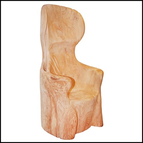 Trône en Cèdre naturel massif PC-Cedar B