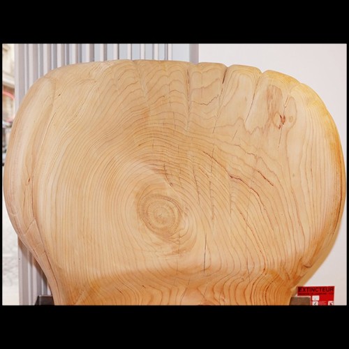 Trône en Cèdre naturel massif PC-Cedar B