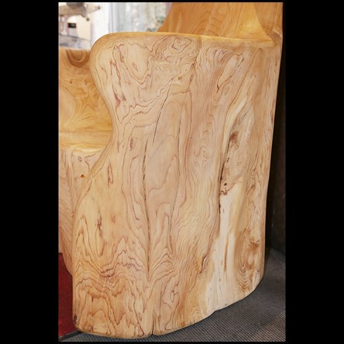 Trône en Cèdre naturel massif PC-Cedar B