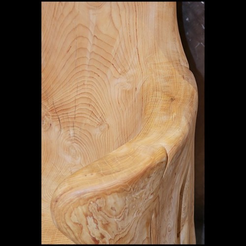 Trône en Cèdre naturel massif PC-Cedar B