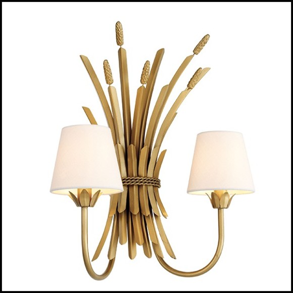 Wall Lamp in antique Gold finish 24-Bonheur