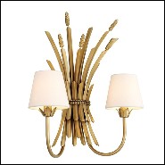 Wall Lamp in antique Gold finish 24-Bonheur