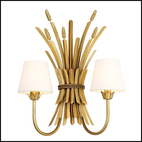 Wall Lamp in antique Gold finish 24-Bonheur