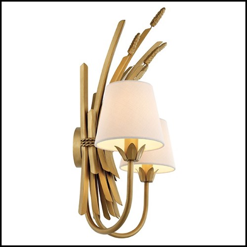 Wall Lamp in antique Gold finish 24-Bonheur