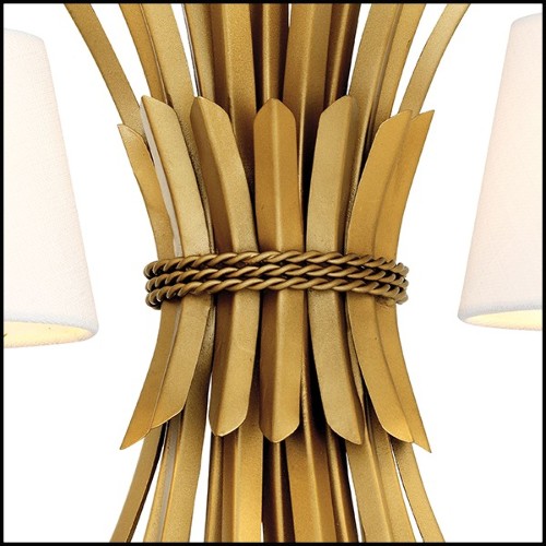 Wall Lamp in antique Gold finish 24-Bonheur