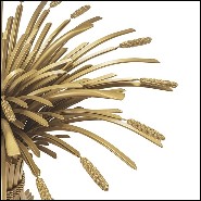 Dining Table in brass in antique Gold finish 24-Bonheur